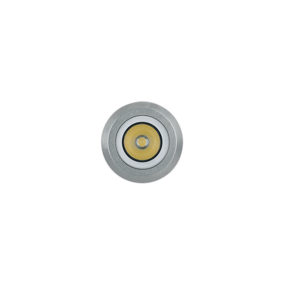 8400017 Встраиваемый в пешеходный пол Platek NANO FULL INOX TONDO  NANO FULL INOX - 1 LED 3000K Elliptical 