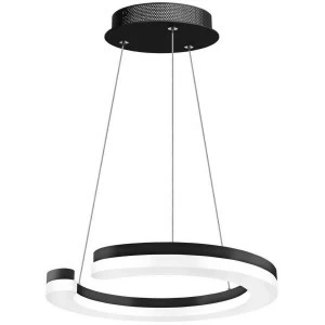 Подвесной светодиодный светильник 3000К большой черный LIGHTSTAR UNITARIO 326525 Черный