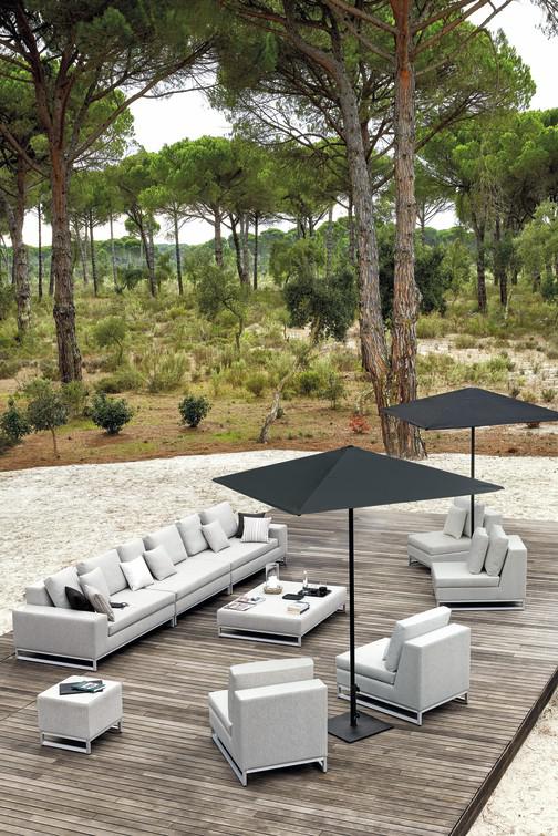 MNST415 Диван фиксированный lotus smokey 290 Manutti Zendo - Вид №9