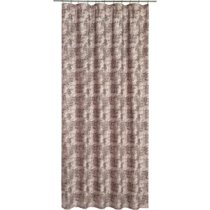 Штора на ленте «Мрамор» 160x280 см цвет розовый