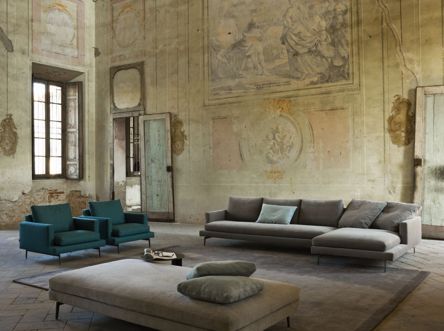 Съемный диван из ткани Verzelloni Larsen ARCH-00028577 - Вид №10