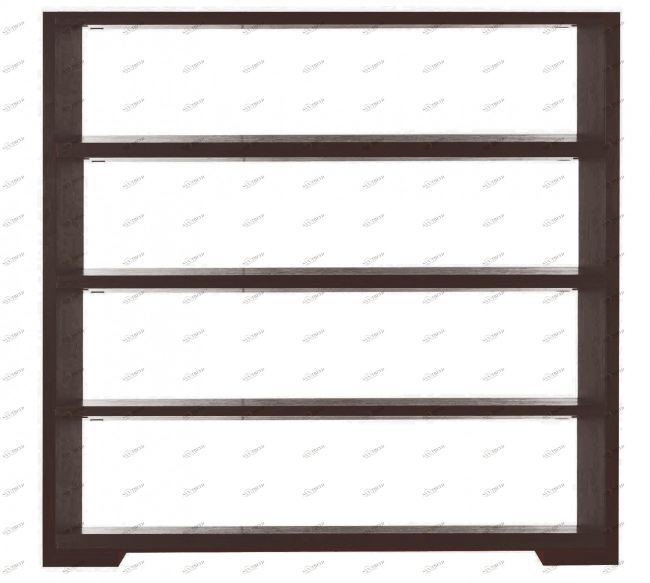 Стеллаж черный Milano PUSHA СТЕЛЛАЖИ MILANO 062936 Коричневый 