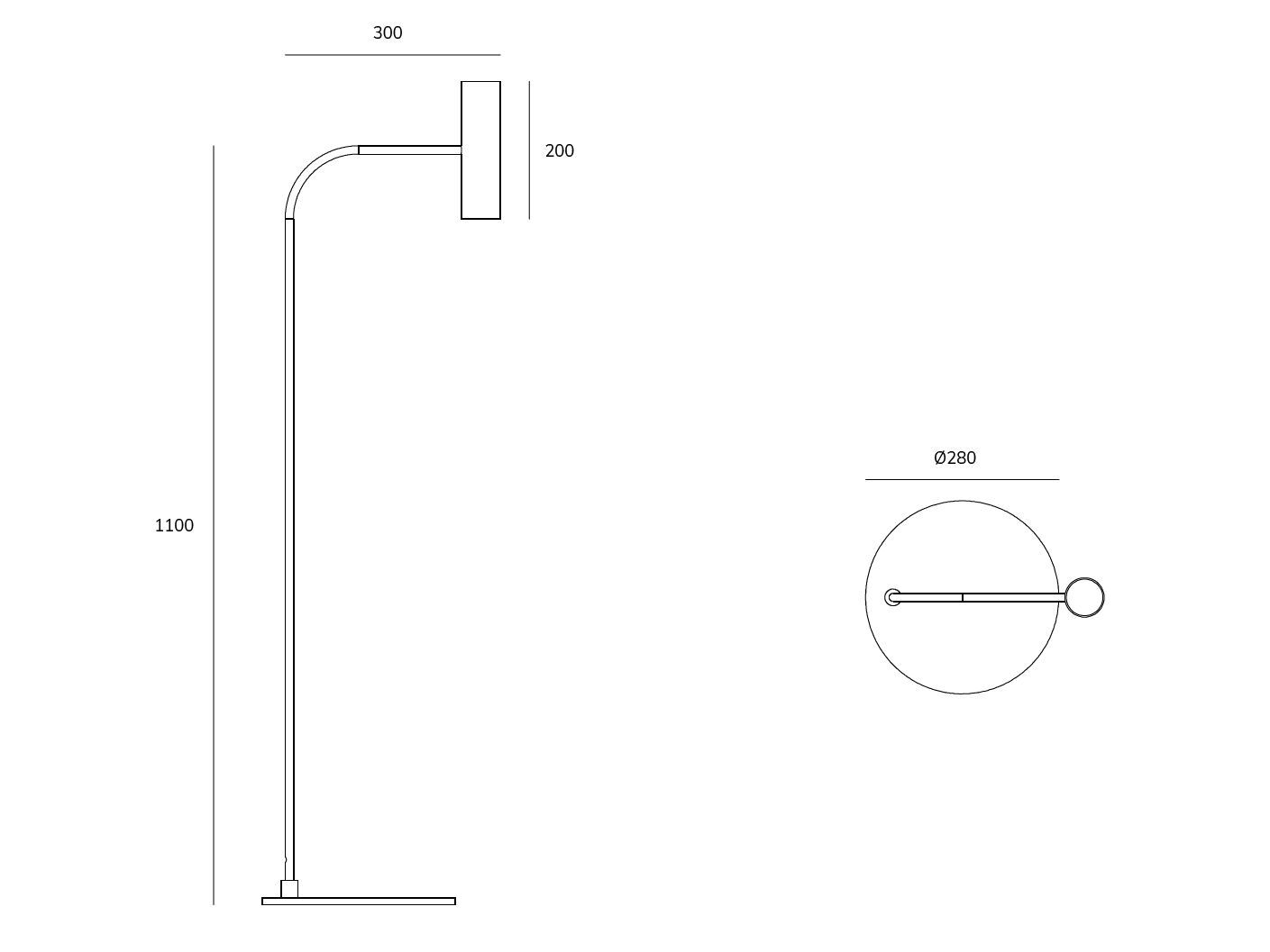 Алюминиевый торшер Exporlux WOLF SA ARCH-00143383 - Вид №2