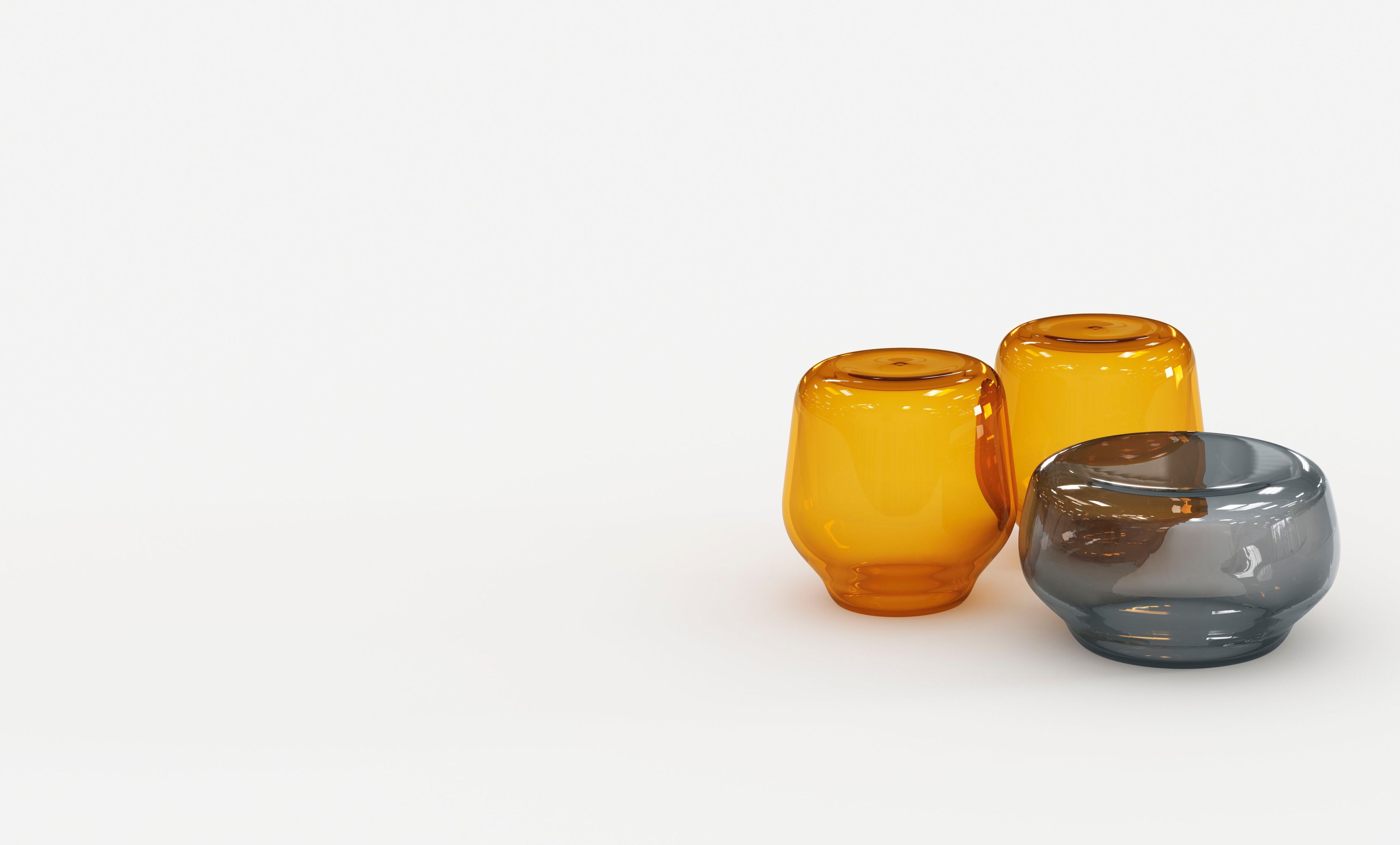 Круглый журнальный столик из дутого стекла Tonelli Design OASIS ARCH-00033404 - Вид №2