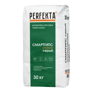 Штукатурка гипсовая Perfekta Смартгипс серый 30 кг