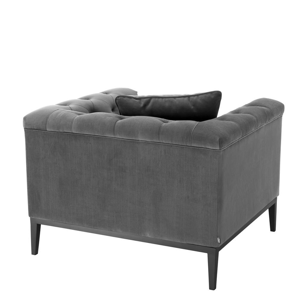 Кресло Cesare от Eichholtz темно-серое PUSHA ДИЗАЙНЕРСКИЕ, EICHHOLTZ 062347 Серый  - Вид №2