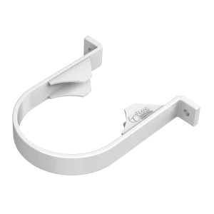 Хомут для водосточной трубы 82 мм цвет белый