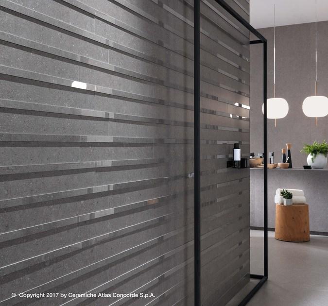 Atlas Concorde Белая плитка для стен с эффектом бетона Kone sun-id-1443523 - Вид №3