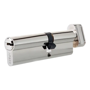 Цилиндр Apecs SM-100(35C/65)-C-NI, 35x65 мм, ключ/вертушка, цвет никель 82379235 STLM-2207658