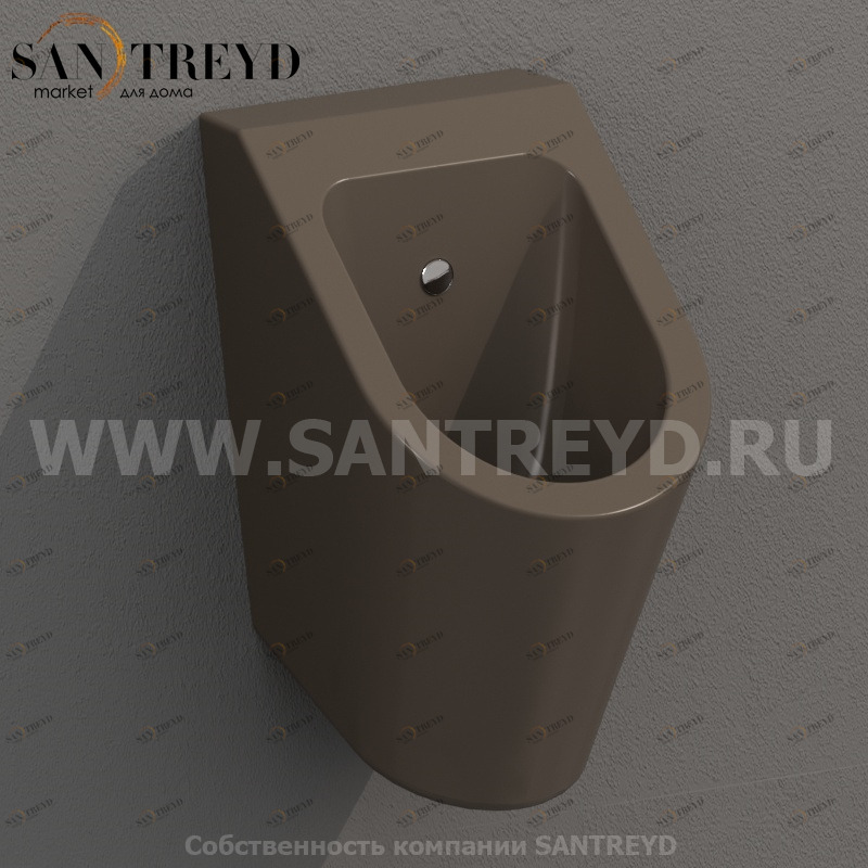 FO030CS Настенный писсуар, уринал с мушкой Ceramica Globo FORTY3