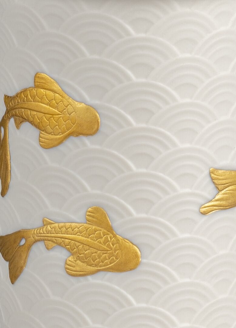 Фарфоровый ароматизированный подсвечник Lladró Кои ARCH-00090615 - Вид №3