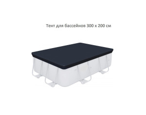 90659424 Тент для каркасных бассейнов Sun2103P 300x200 см STLM-0326328 SUNDAZE