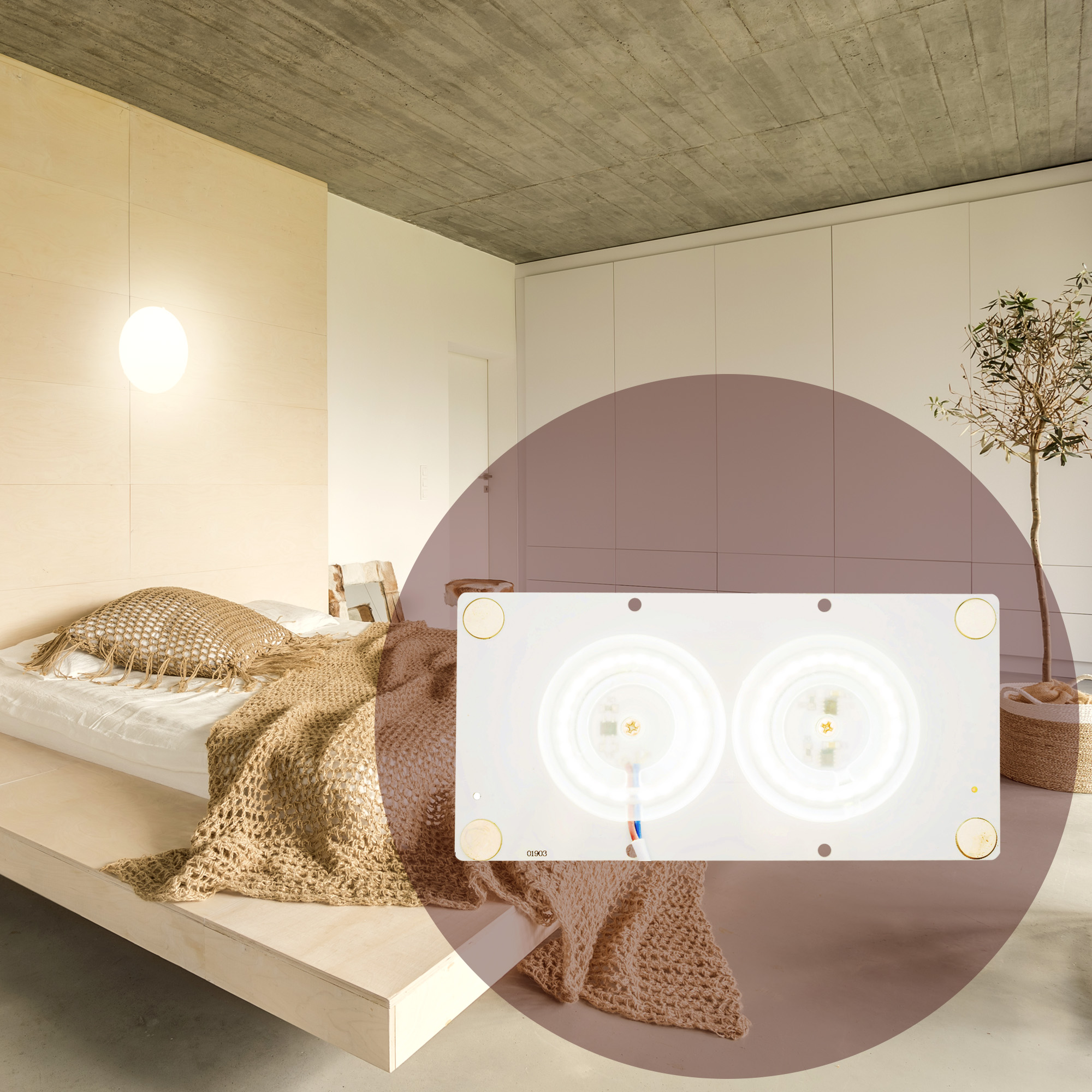 82040668 Плата светодиодная 02-21, 24 Вт, 220 В, 1920 Лм, степень защиты IP20 STLM-0018228 APEYRON  - Вид №4