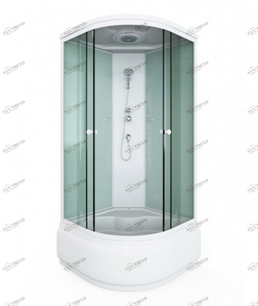 Душевая кабина Arcus S-40 (80х80) высокий поддон, матовое стекло (3 части) S-40 ECOSTYLLE 133111