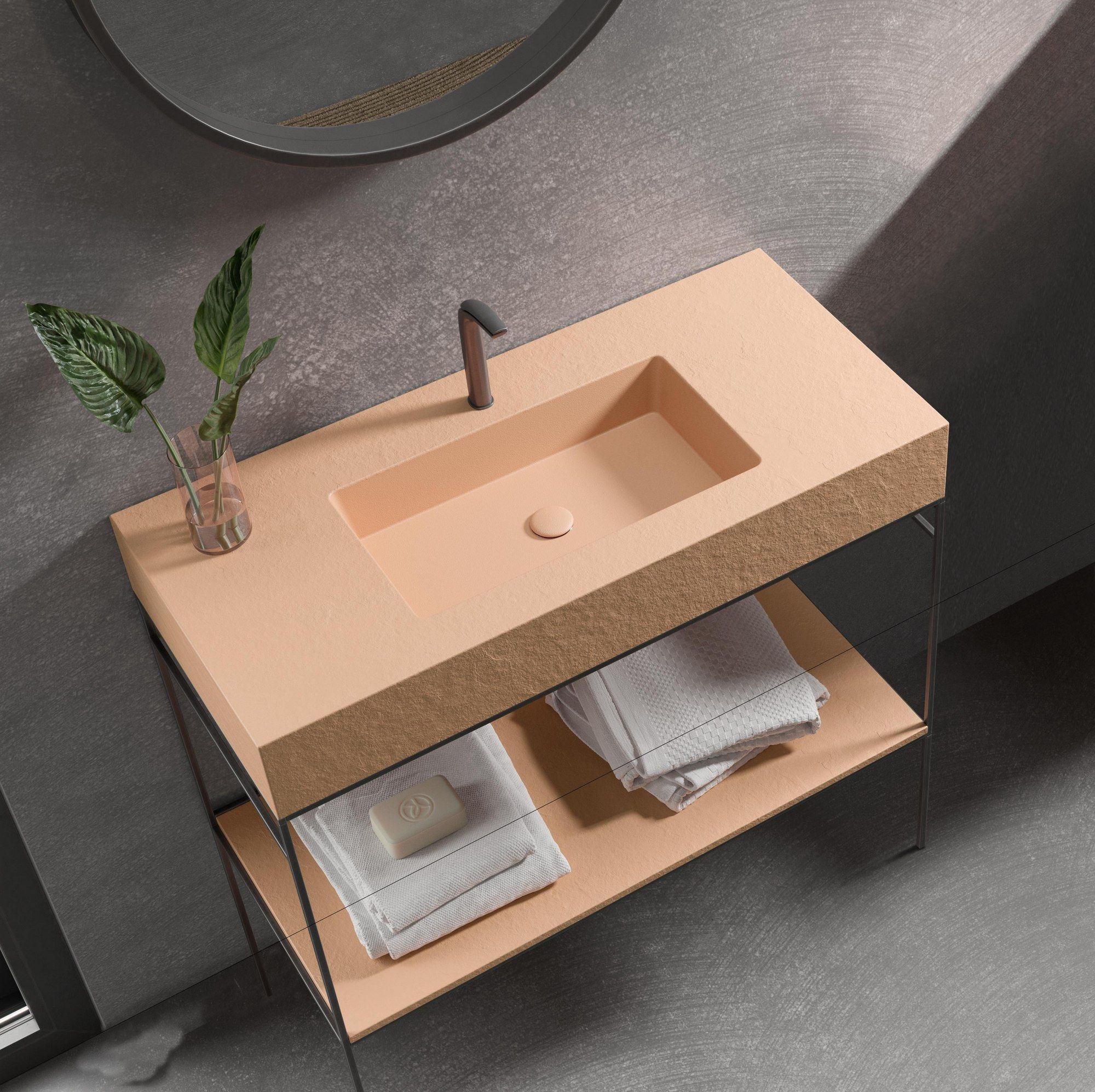 Одноместная напольная раковина из Акрона© e Metal Acquabella ARCH-00011083 - Вид №1