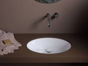 Овальный встраиваемый умывальник