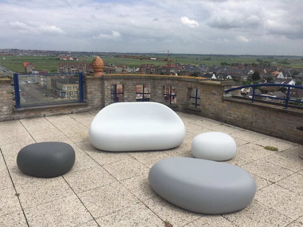 Овальный пуф с пенопластовым покрытием SIXINCH Steen ARCH-00117306 - Вид №3