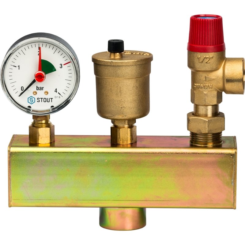 Группа безопасности котла STOUT до 50 кВт SVS0004015025 - Вид №1