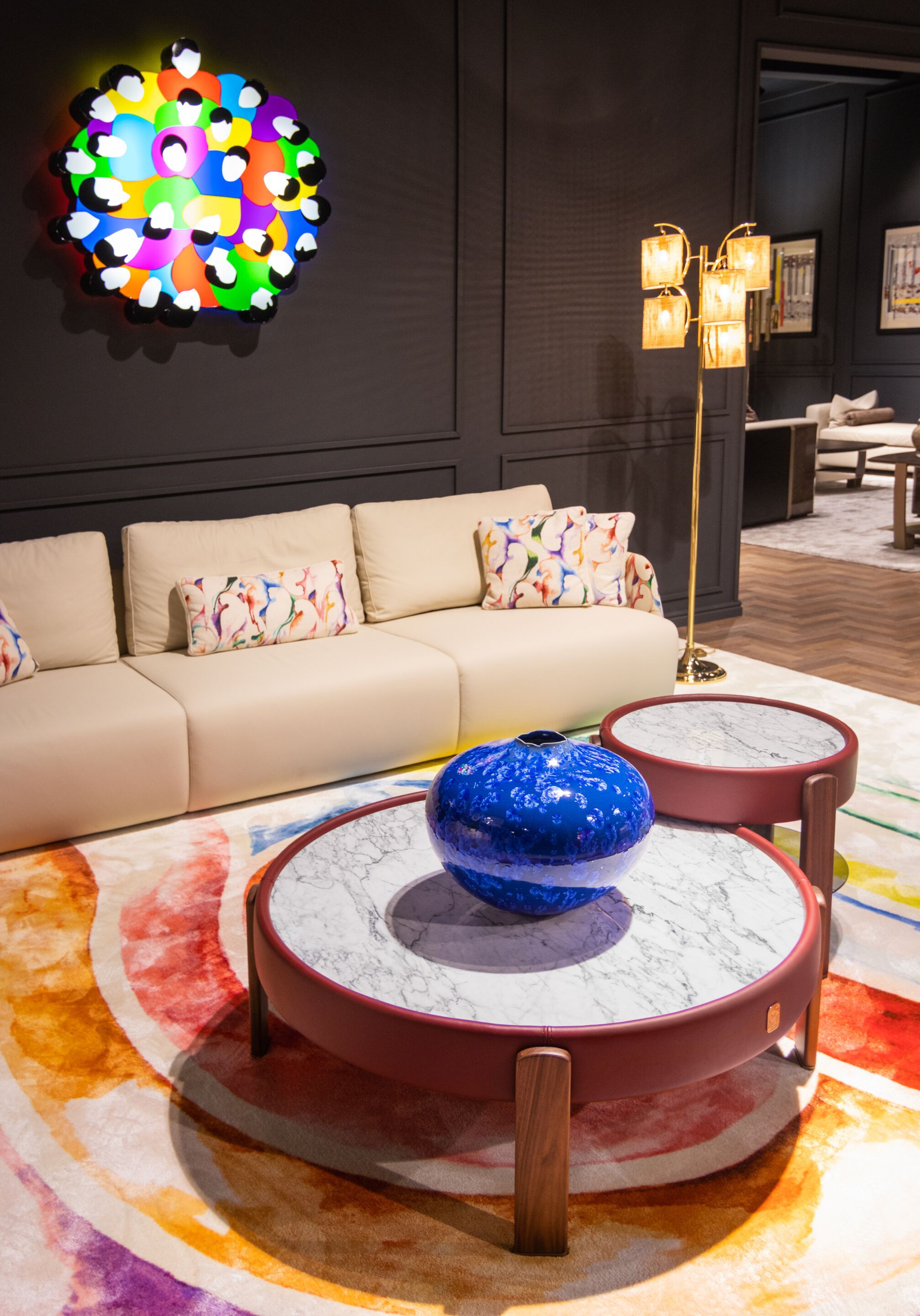 Мраморный низкий круглый журнальный столик Formitalia KEAN ARCH-00044657 - Вид №17