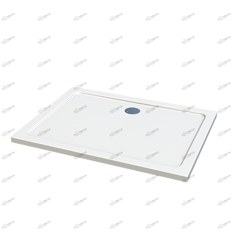 Поддон прямоугольный 1200х900х40 из стеклокомпозита SMC Radomir A40 (с устройством слива) 111000152