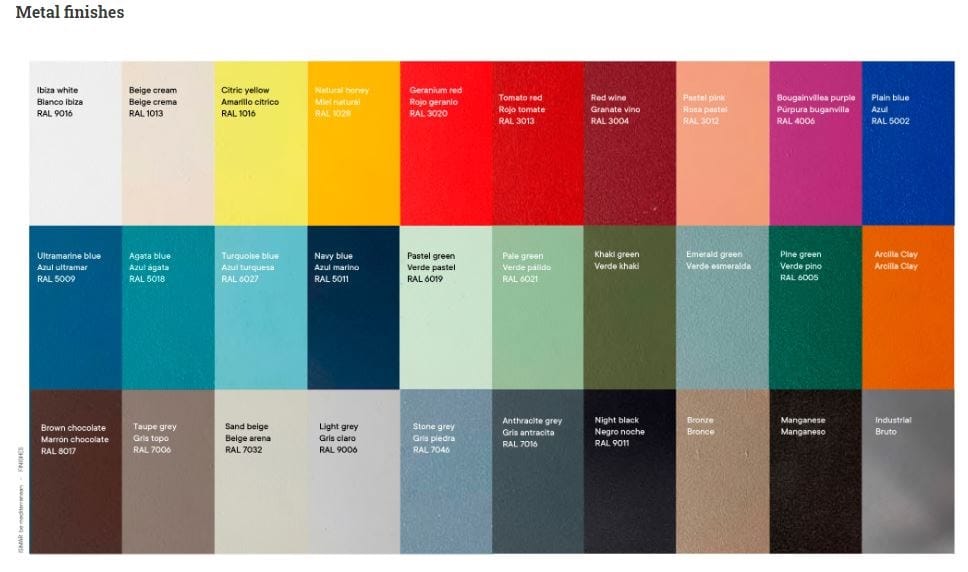 Стальной круглый садовый стол iSimar ARCH-00079333 - Вид №9