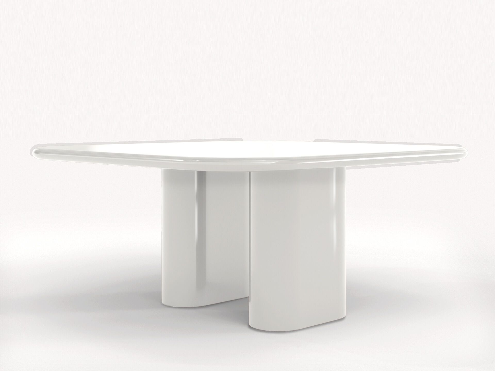 Квадратный обеденный стол из МДФ Punto Zero Франка и Аллегра ARCH-00086658 - Вид №1