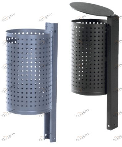Euroform W Контейнер для мусора металлический с крышкой  225, 226 