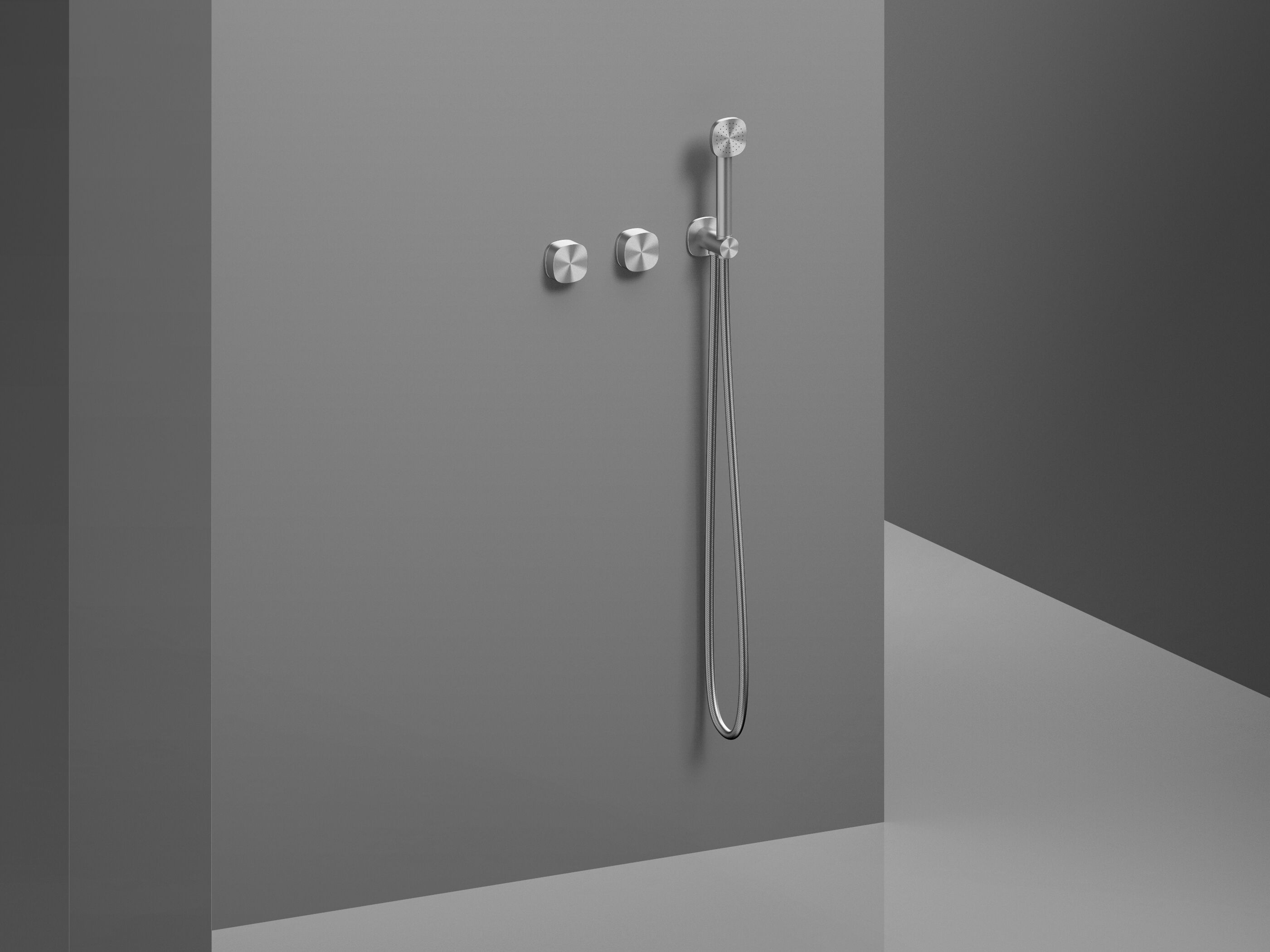 Набор для душа с 3 отверстиями из нержавеющей стали Quadrodesign супер ARCH-00081396 - Вид №3