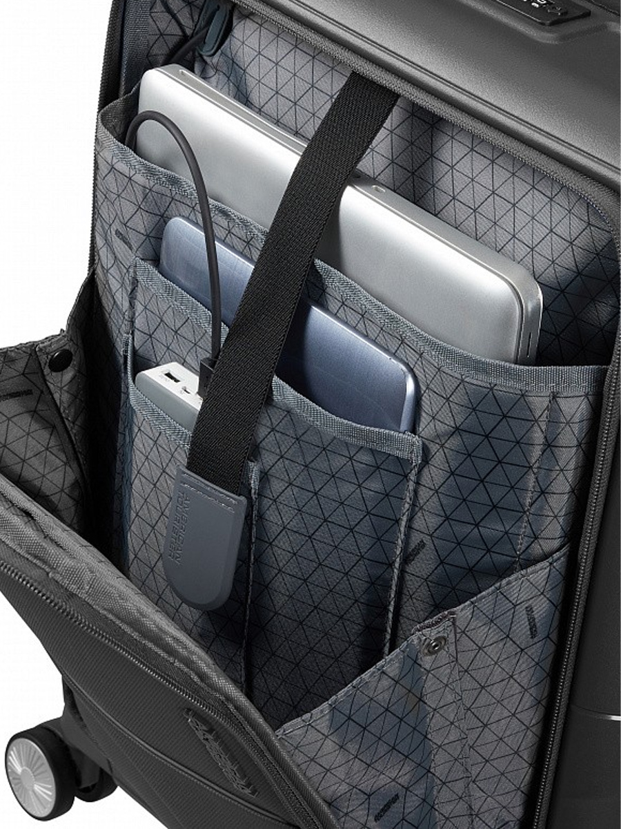 MC4-09001 Чемодан MC4*001 Spinner 4 wheels 55cm American Tourister Hello Cabin  - Вид №4