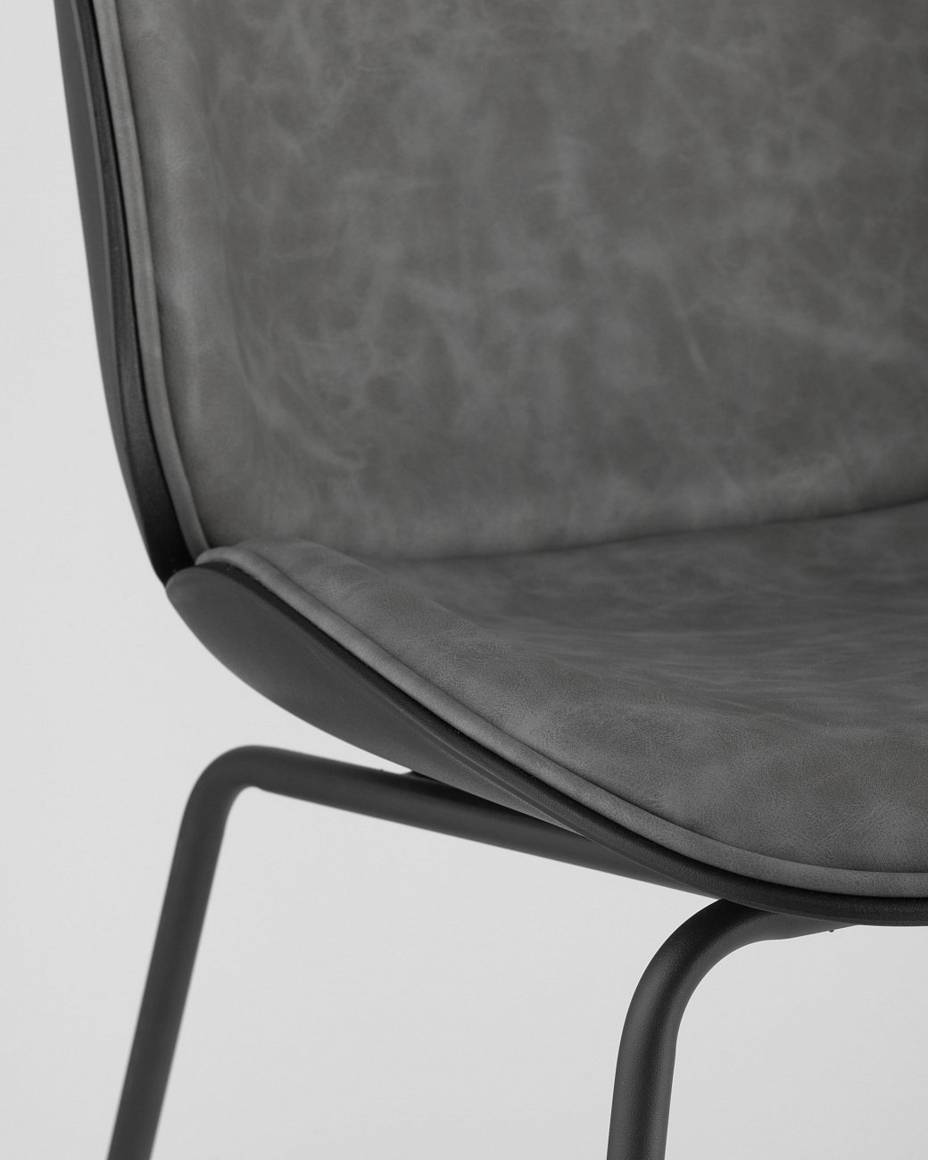 Стул со спинкой серый Beetle STOOL GROUP ДИЗАЙНЕРСКИЕ, ИНТЕРЬЕРНЫЕ 00-3946179 Серый  - Вид №6