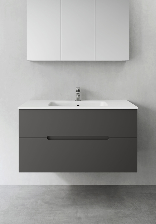 1390116 Шкаф Для Умывальника Sun Antracit 1000 Hafa  Антрацитовый 