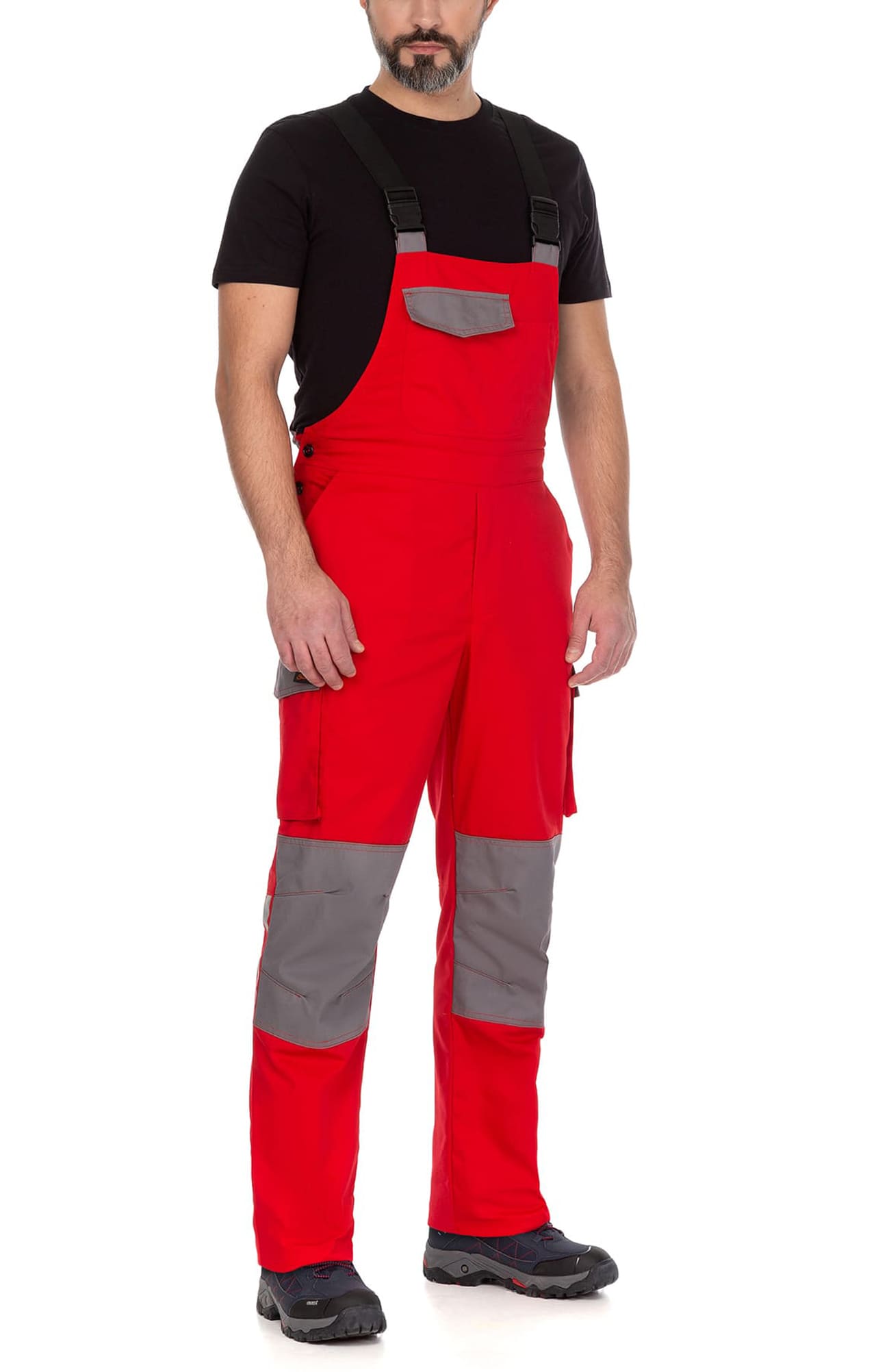 64649 Костюм  NEW 2 красный с серым STATUS  Летняя спецодежда  размер 64-66/182-188  - Вид №19