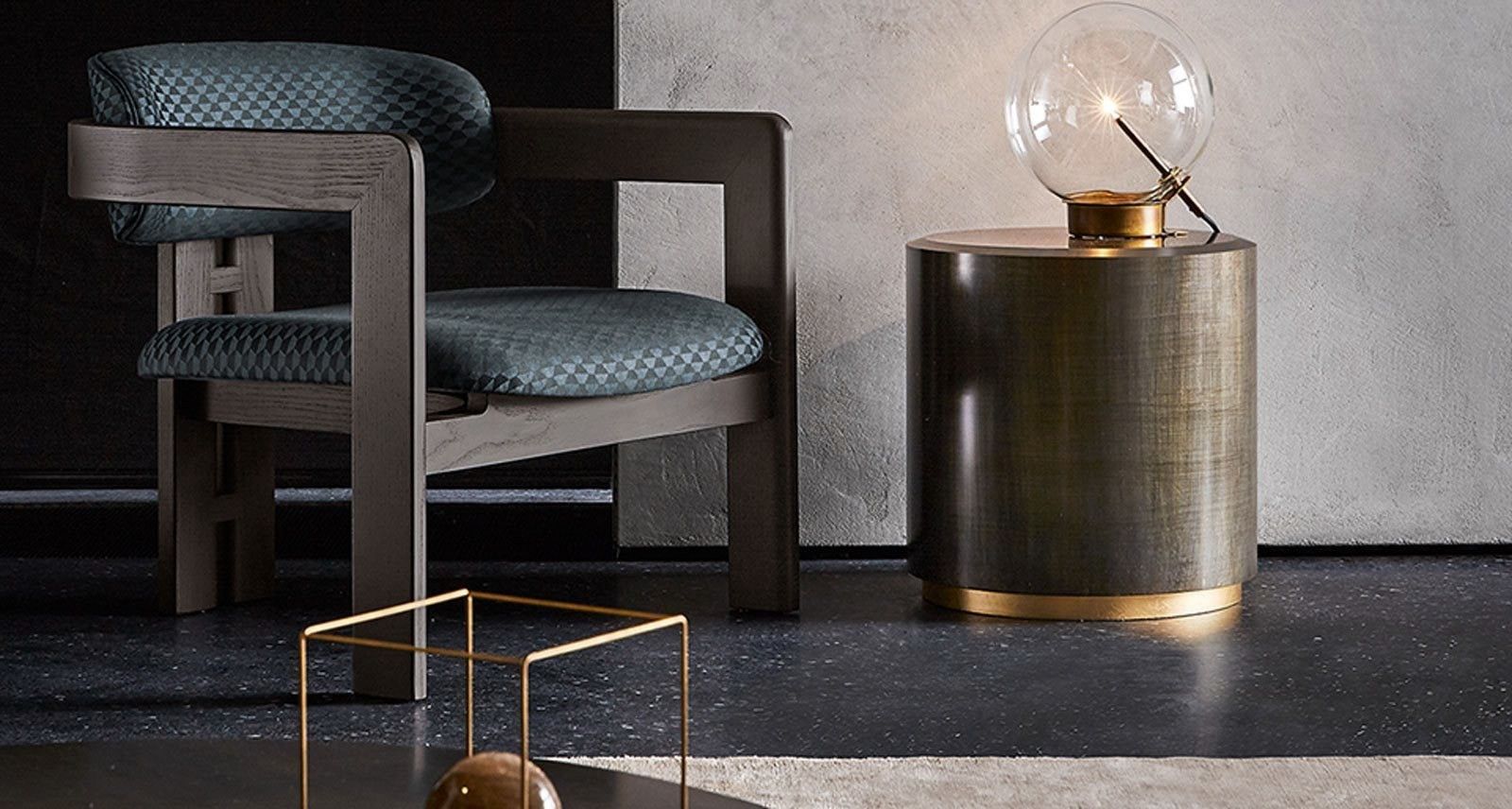 Бархатное кресло с подлокотниками Gallotti&Radice 0417 ARCH-00031897 - Вид №1