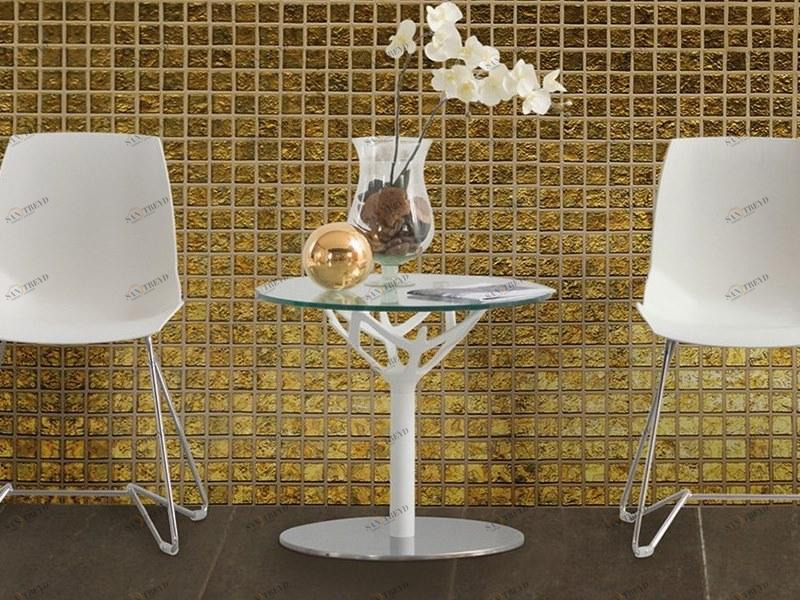 Caimi Brevetti Круглый стеклянный журнальный столик Cicerone sun-id-1394674