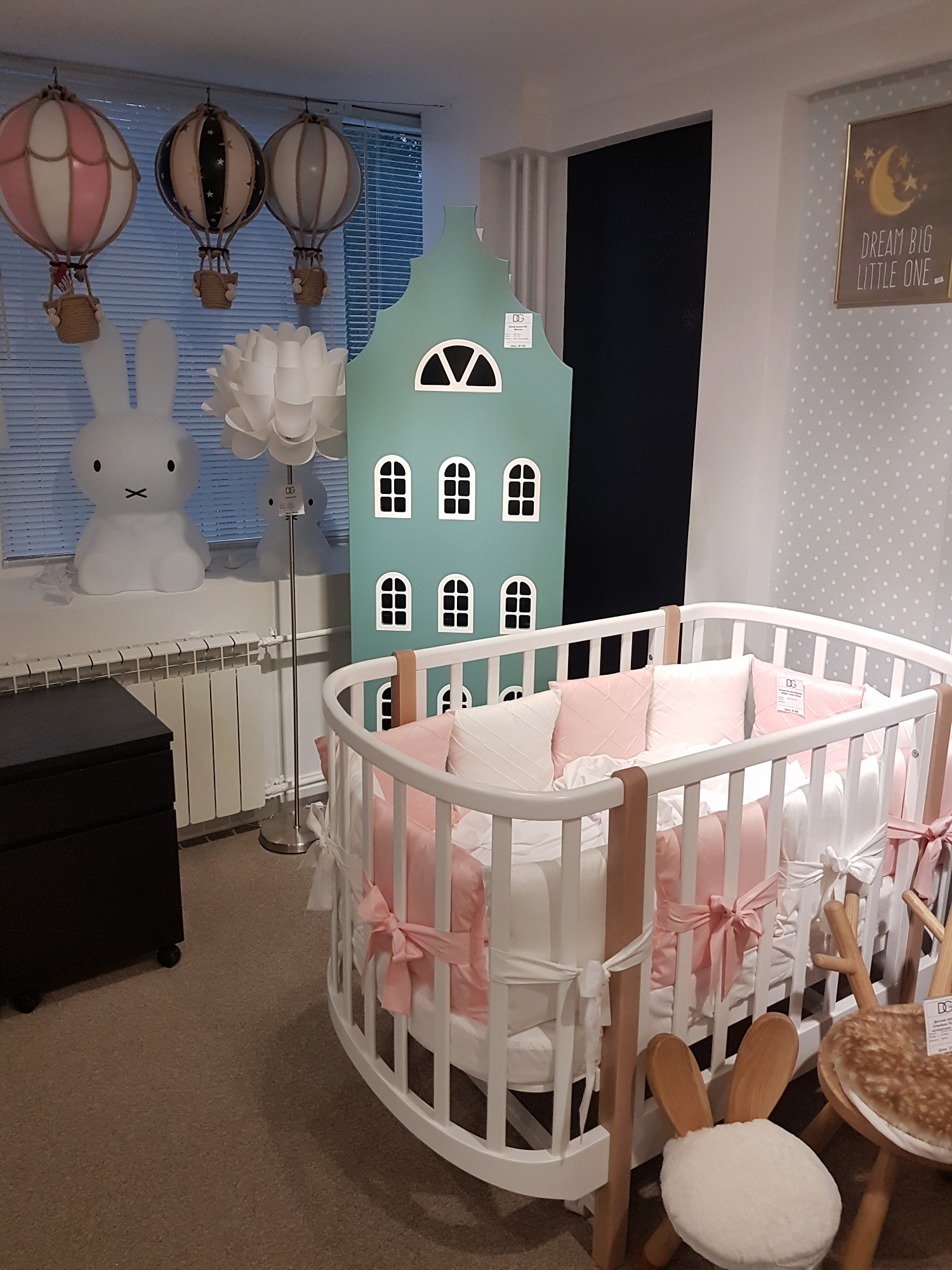 Шкаф-домик детский левый "Амстердам-7" МАНДАРИН АМСТЕРДАМ 178624 Зеленый Santreyd  - Вид №8