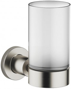 83400892-06 Держатель для стакана настенная - платина матовая Dornbracht Tara 