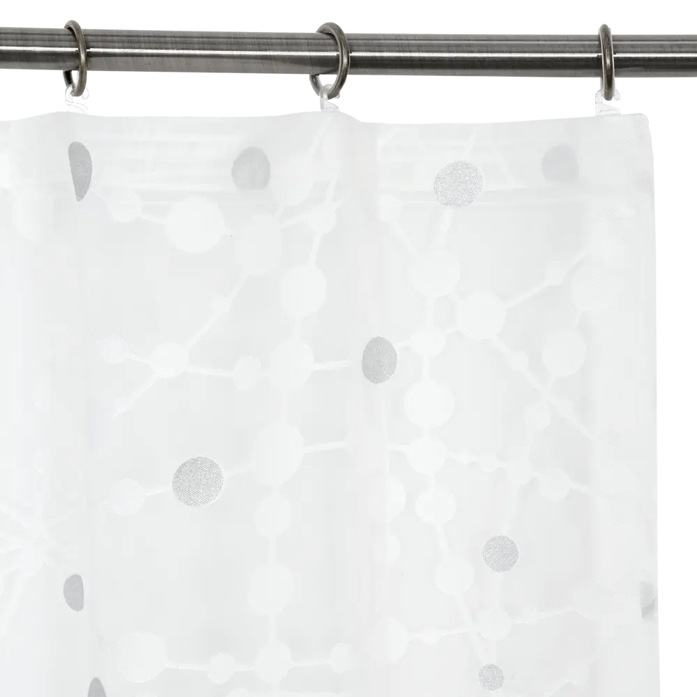 Тюль на ленте «Серебряный Песок» 250x280 см цвет белый GARDEN STLM-2107583 - Вид №4