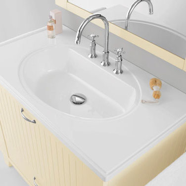 Композиция № 1 Grano Collection комплект мебели для ванной комнаты Burgbad 42003 - Вид №2