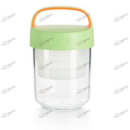 Банка стеклянная зеленая 400 мл Lekue LEKUE  00-3951981 Зеленый;прозрачный 