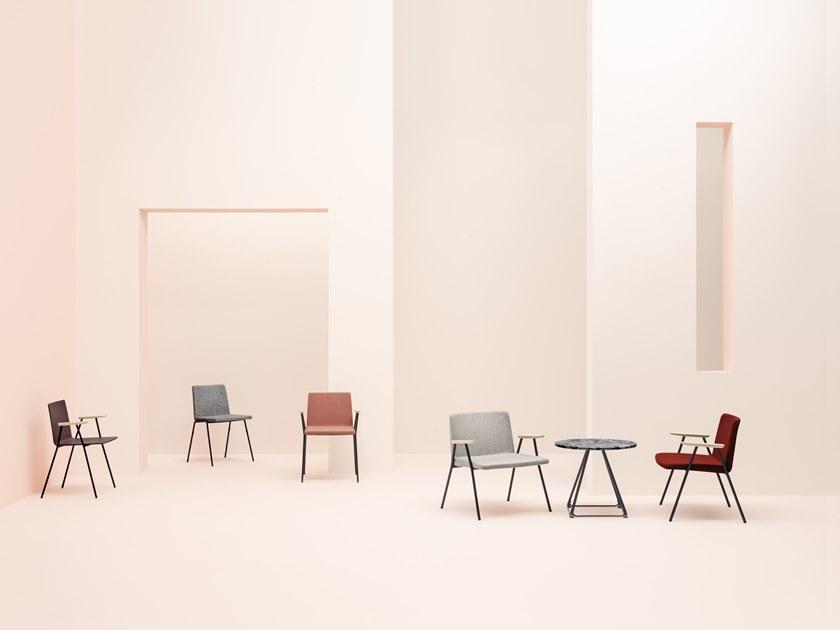 Pedrali Кресло с тканевой обивкой Osaka metal 5729 - Вид №3