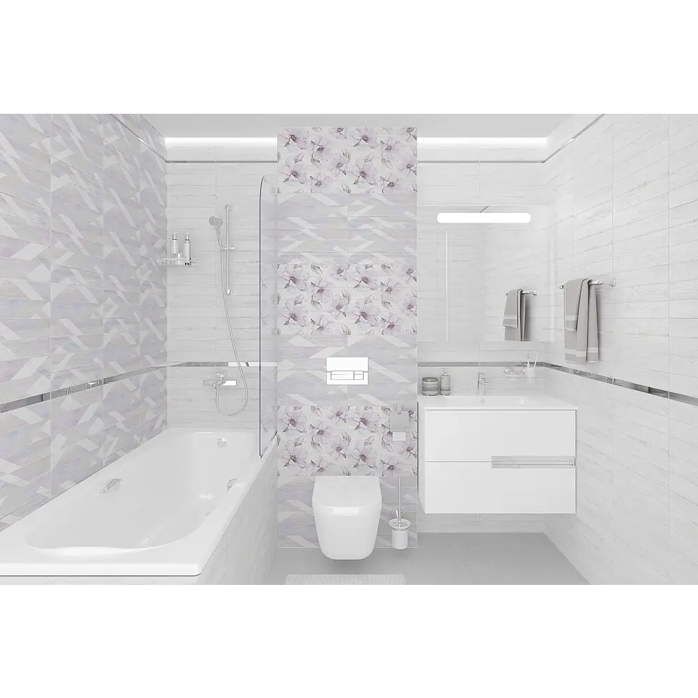 Керамогранит Chance 40.2х40.2 см 1.62 м² цвет белый 82794855 STLM-2010669 Santreyd СHANCE - Вид №4