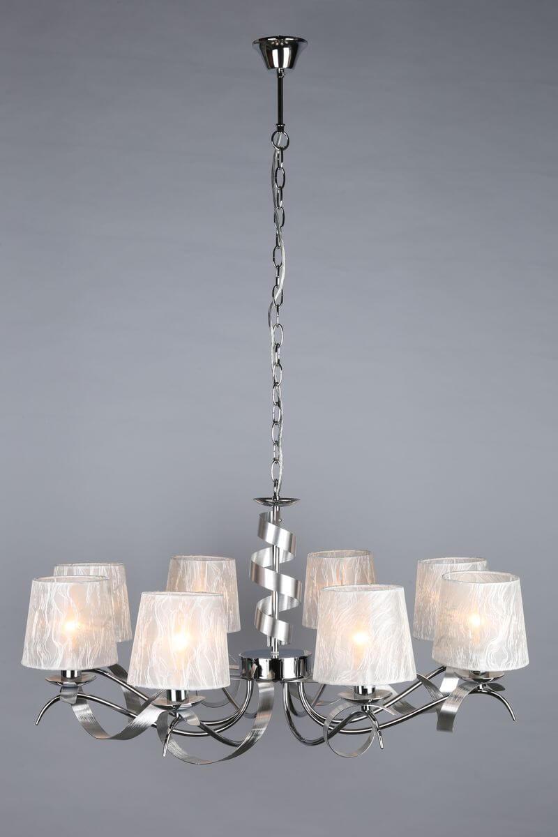 Подвесная люстра Omnilux OML-61703-08 OMNILUX ДИЗАЙНЕРСКИЕ 185646 Белый  - Вид №3