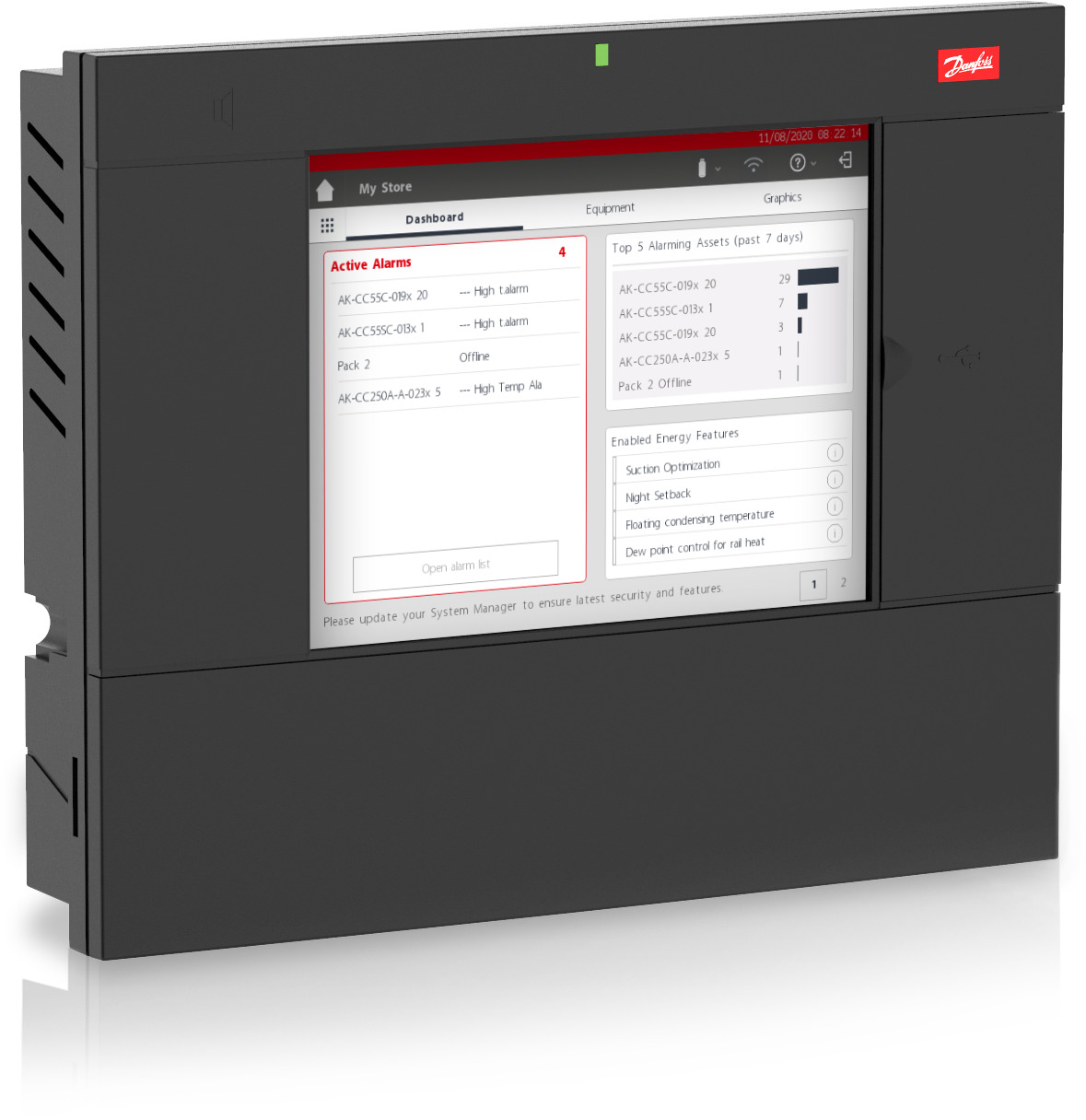 Danfoss AK-SM 800 AK-SM 880A Блок управления 080Z4028  - Вид №4