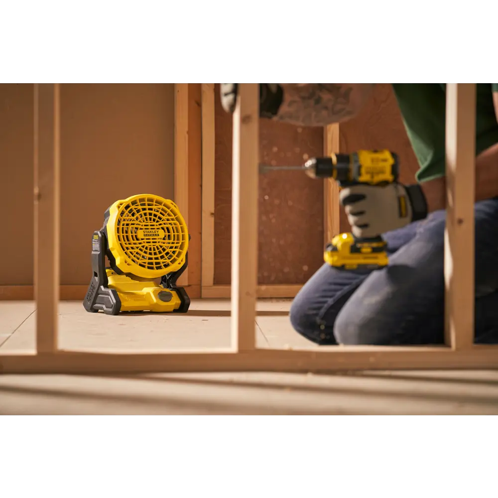 Вентилятор напольный Stanley Fatmax 18 Вт см цвет черный/желтый STLM-2146185 - Вид №13