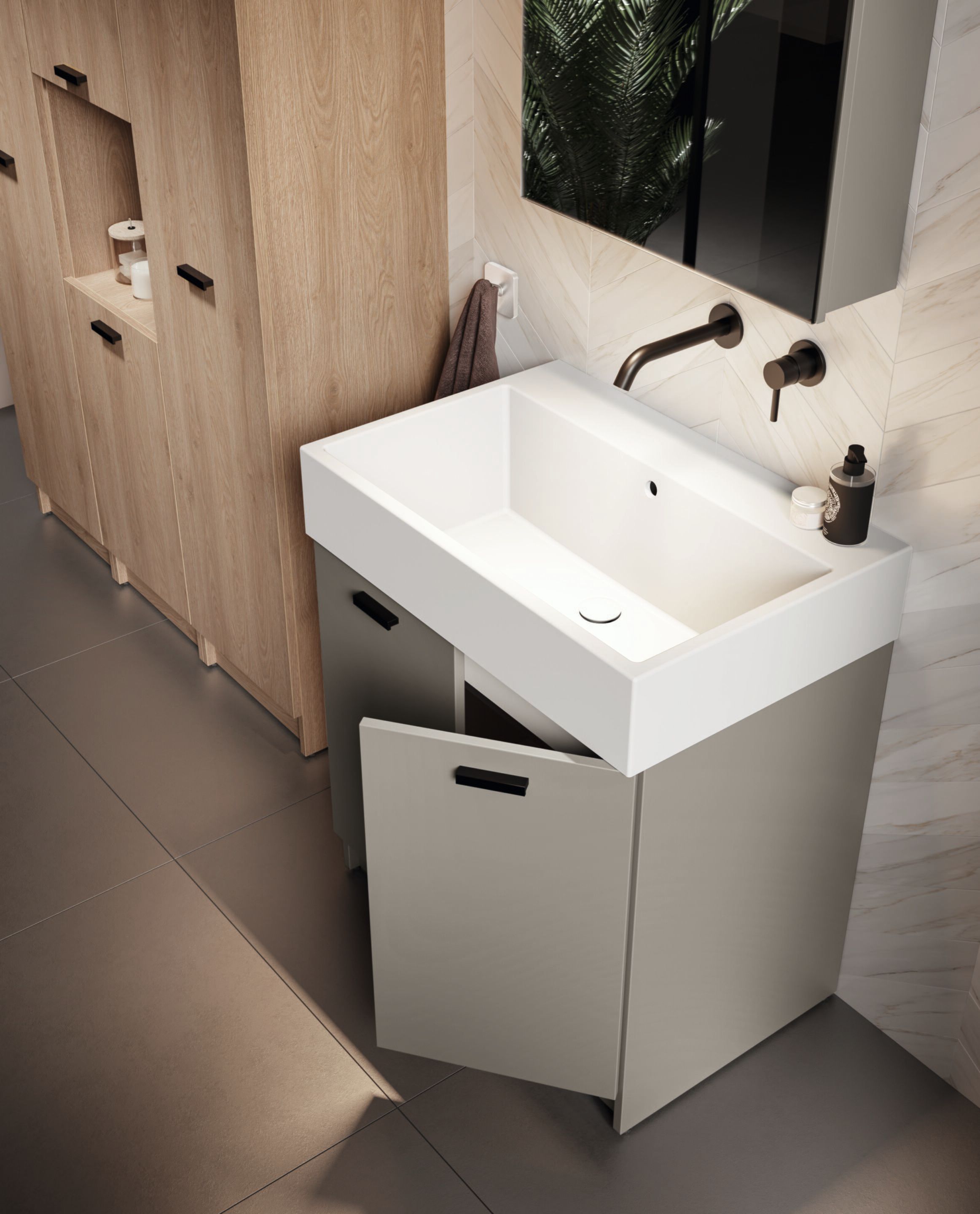 Керамическая раковина с переливом COLAVENE Volant ARCH-00078851 - Вид №6