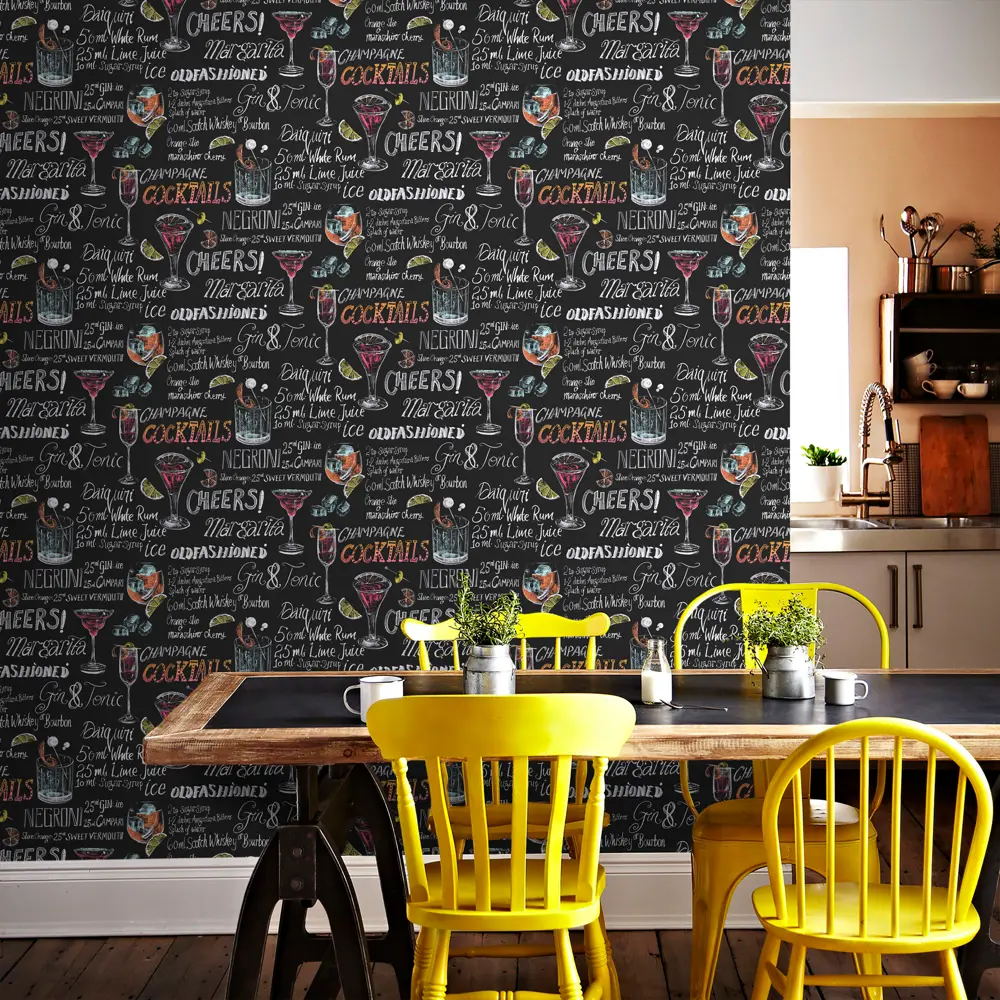 Обои флизелиновые Erismann Apero черные 1.06 м ЭР60504-03 STLM-2180889 - Вид №3