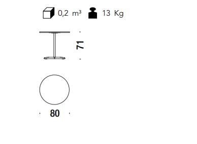 Круглый стол со спицами MOROSO ARCH-00099006 - Вид №4