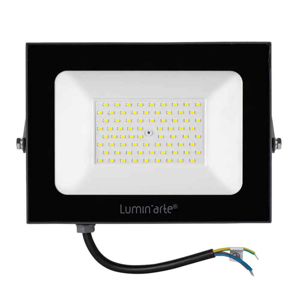 Прожектор светодиодный уличный Luminarte 100 Вт 5700K IP65 холодный белый свет LUMIN ARTE STLM-2179541 - Вид №2