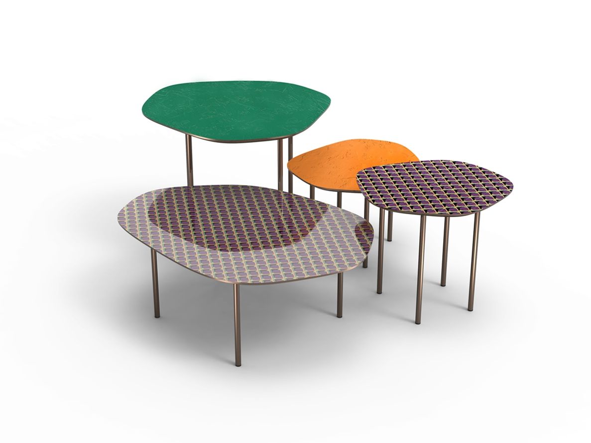 Металлический журнальный столик MOMENTI HOLMES R-46-50-64-80 ARCH-00067404