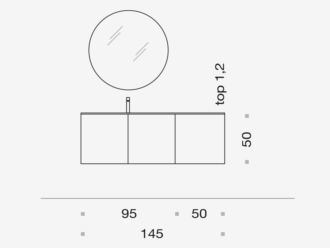 Деревянный умывальник с зеркалом ARCOM Поллок ARCH-00080928 - Вид №2
